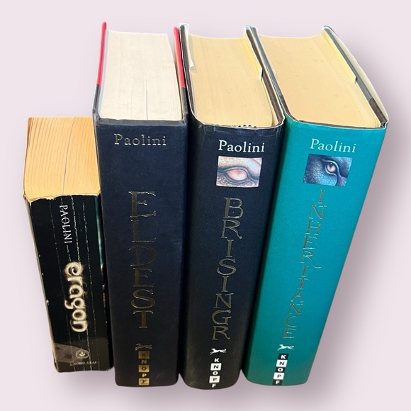 The Eragon 4 book series - Christopher Paolini 
1 paperback, 3 hardcovers - Picture 2 of 16